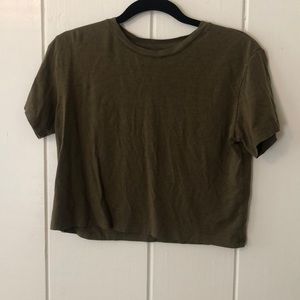 Girlfriend Collective Crop Shirt